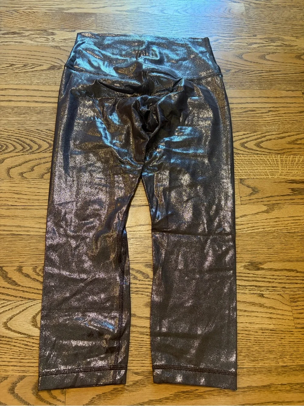 Lululemon Align High Rise Crop 21” Radiate Foil French Press